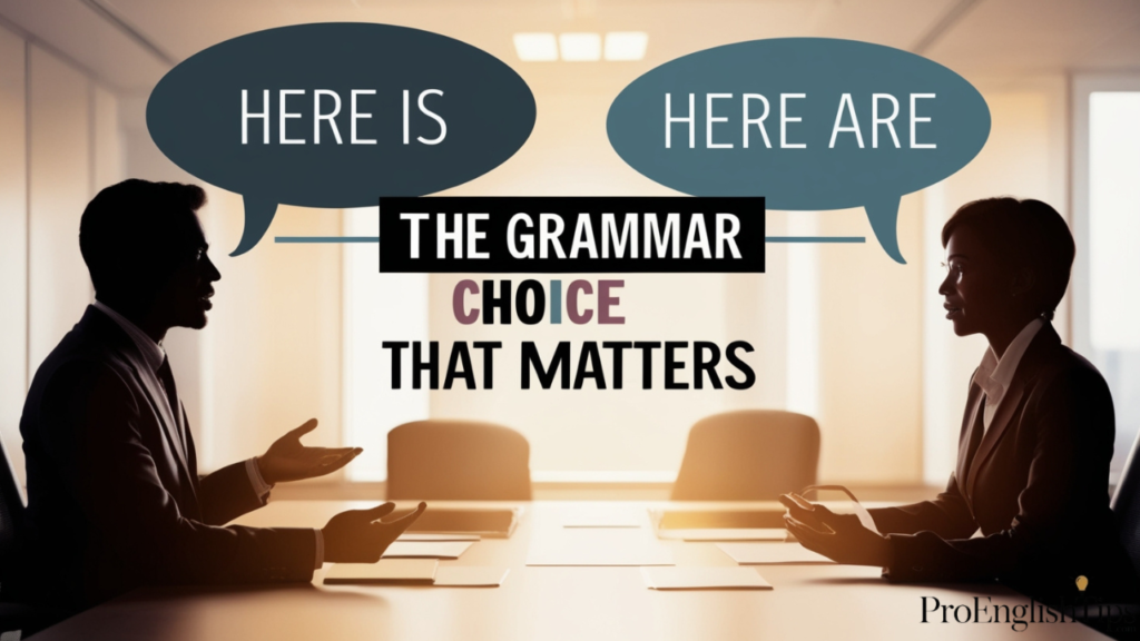  '“Here Is the Details” vs. “Here Are the Details” The Grammar Choice That Matters