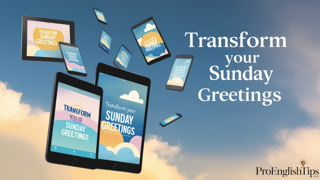 Transform Your Sunday Greetings