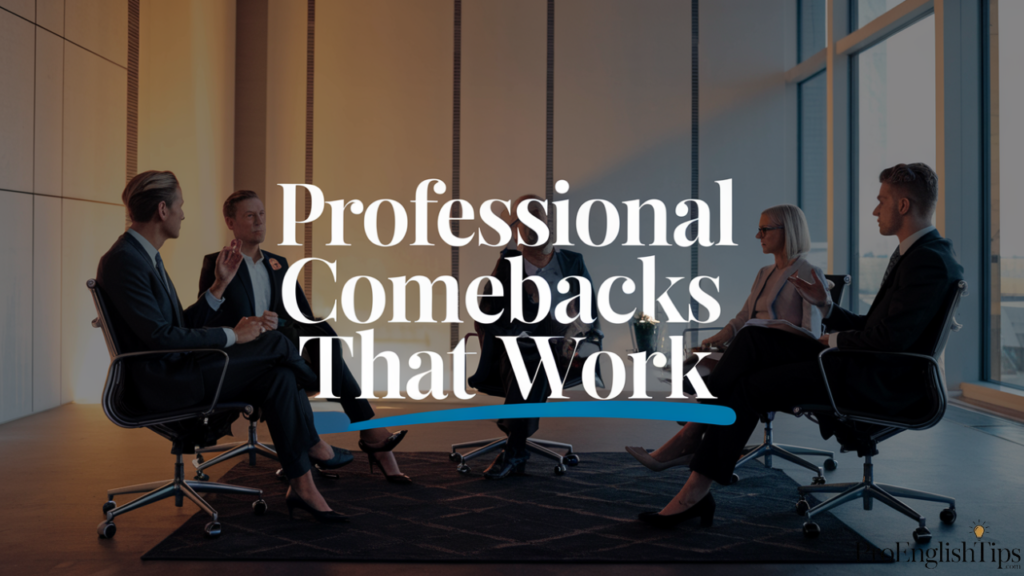 'Professional Comebacks That Work'