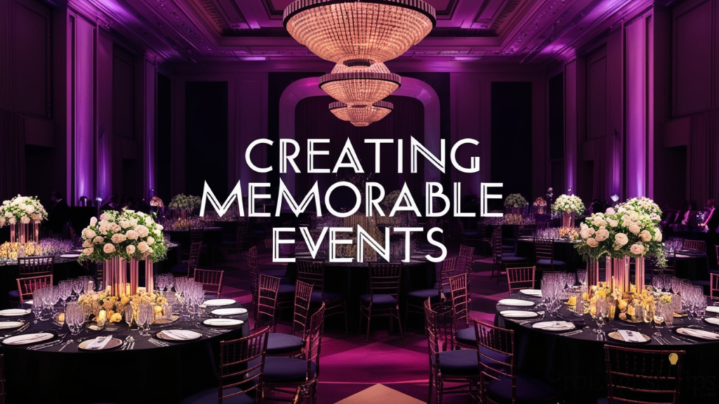 Creating memorable events