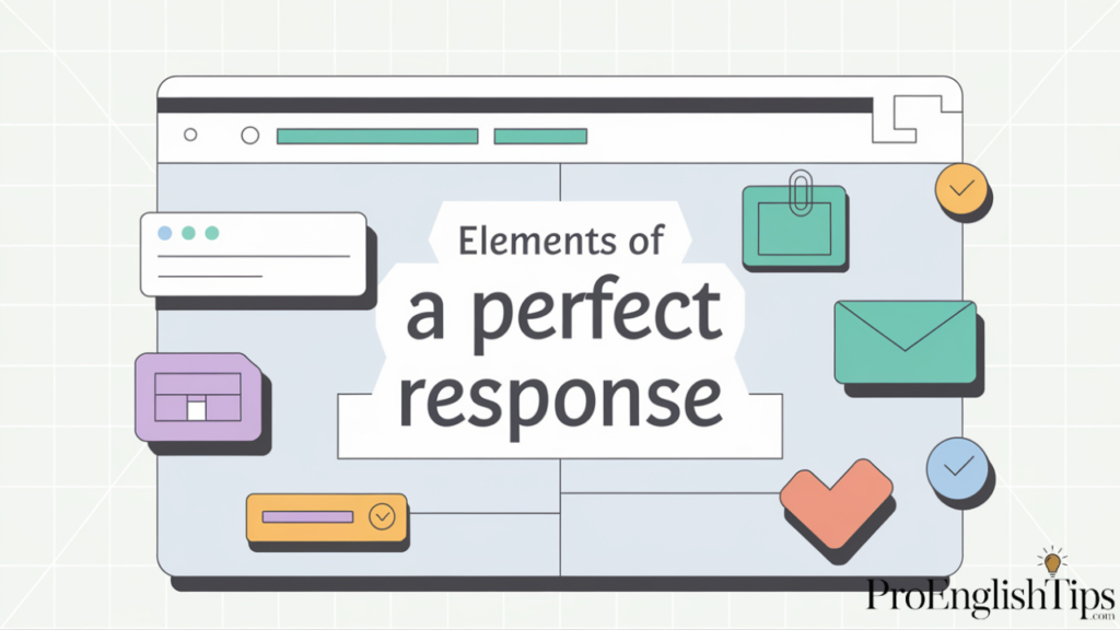  'Elements of a Perfect Response'