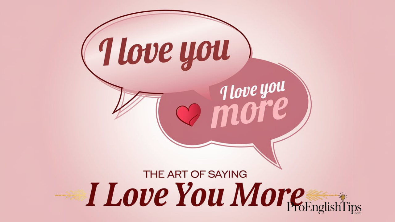 I Love You More