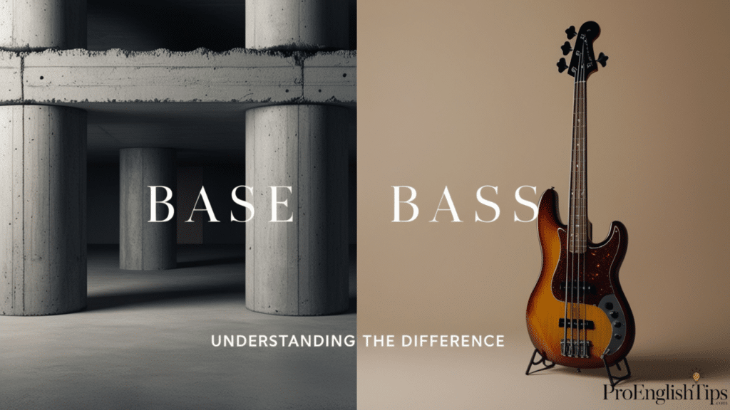 Base vs Bass: 'Understanding the Difference'