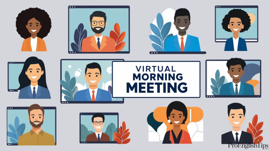 "Virtual Morning Meetings"