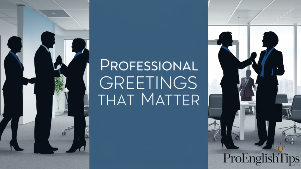  'Professional Greetings That Matter'