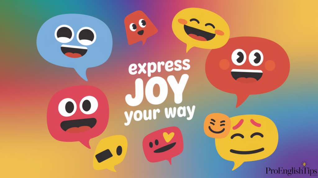 Have fun with your friends:' Express Joy Your Way'