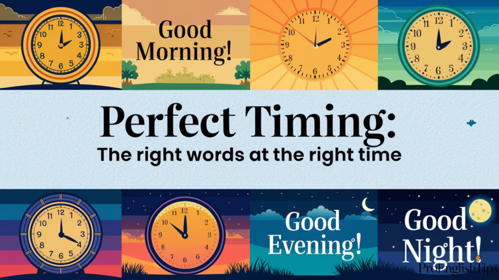 'Perfect Timing: The Right Words at the Right Time'