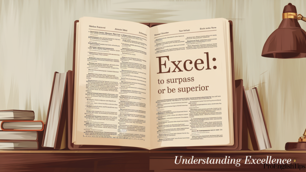 'Excel: to surpass or be superior'