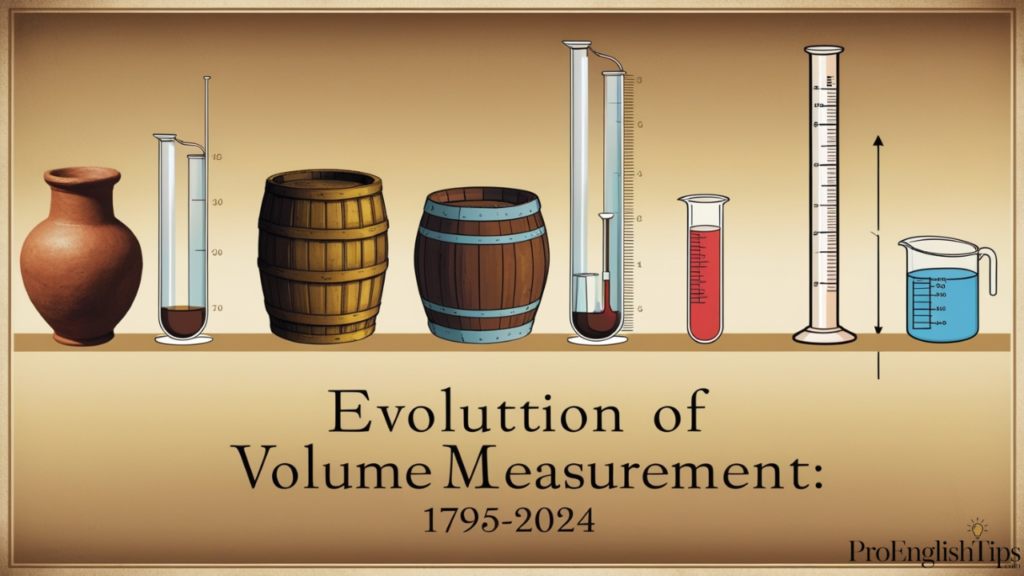 'Evolution of Volume Measurement: 1795-2024'