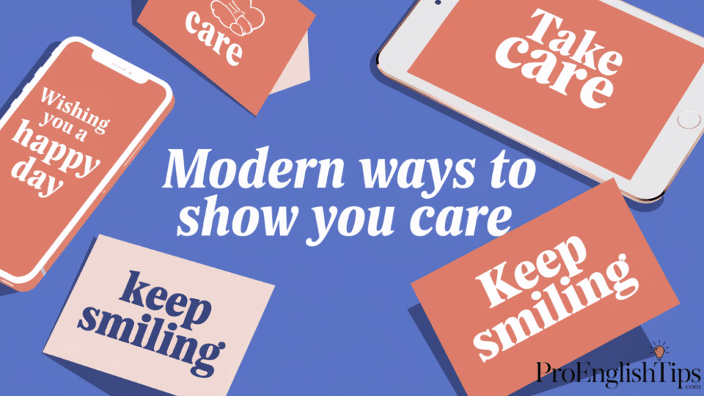 'Modern Ways to Show You Care'