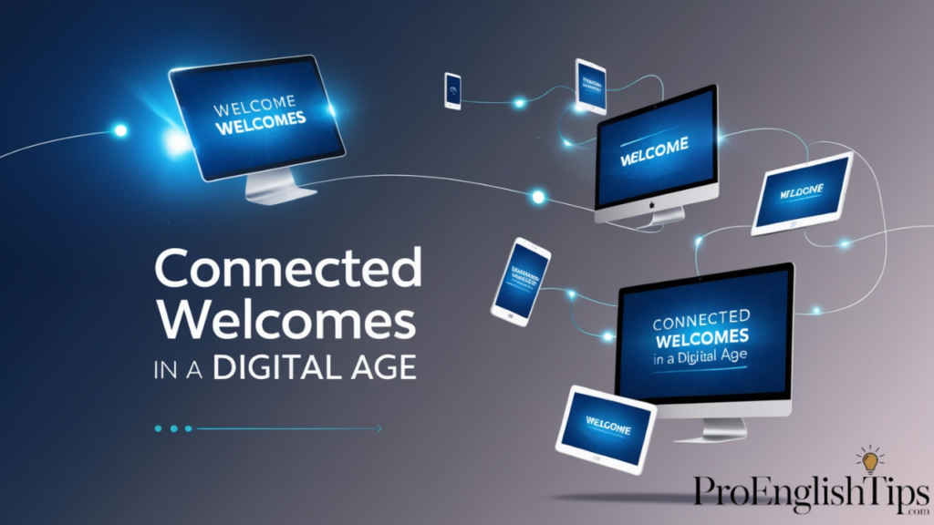  'Connected Welcomes in a Digital Age'