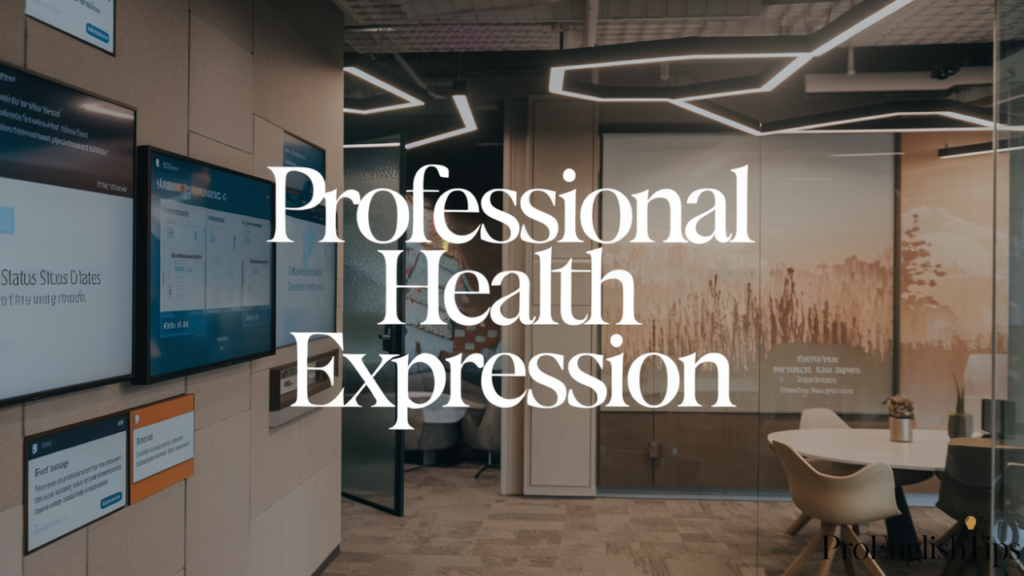  'Professional Health Expression'
