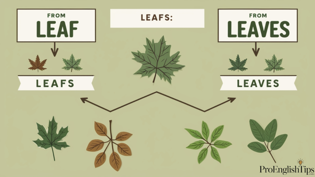 Leafs or Leaves? Which Form To Use? - Pro English Tips