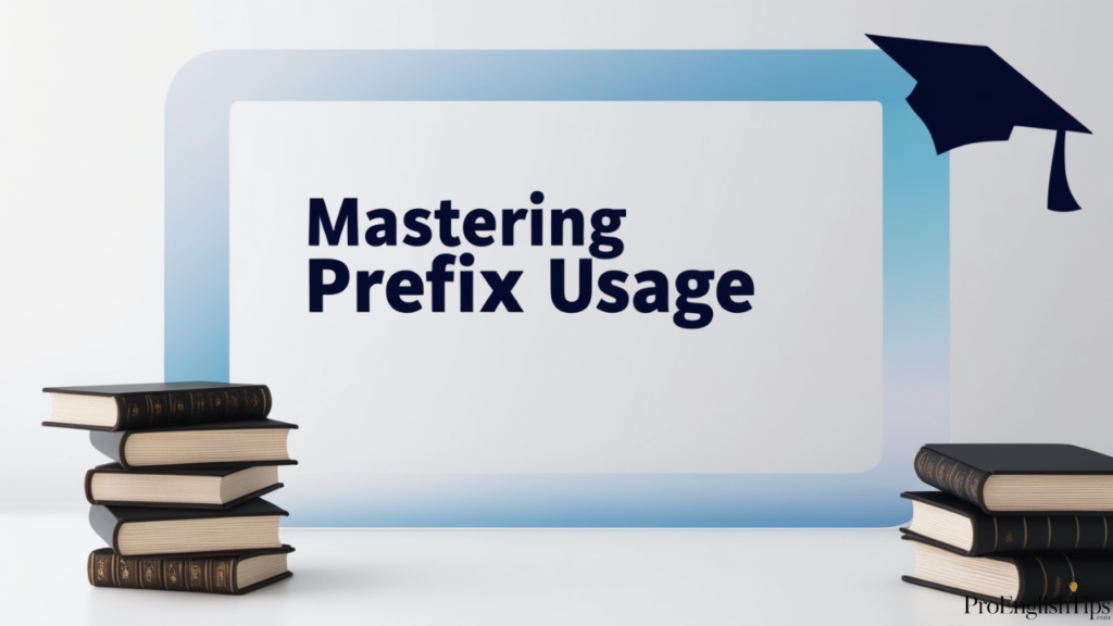  "Mastering Prefix Usage"