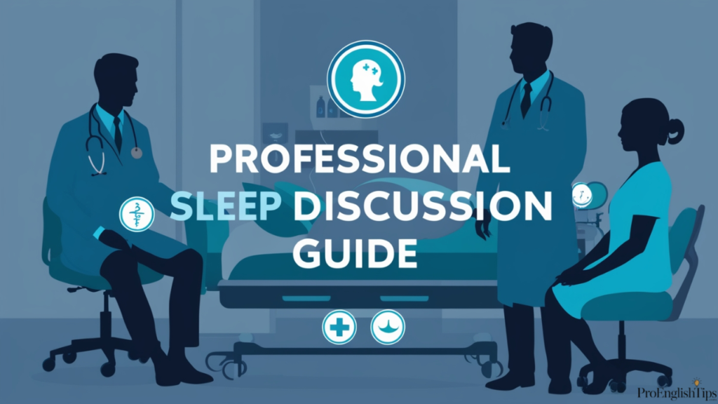  'Professional Sleep Discussion Guide'