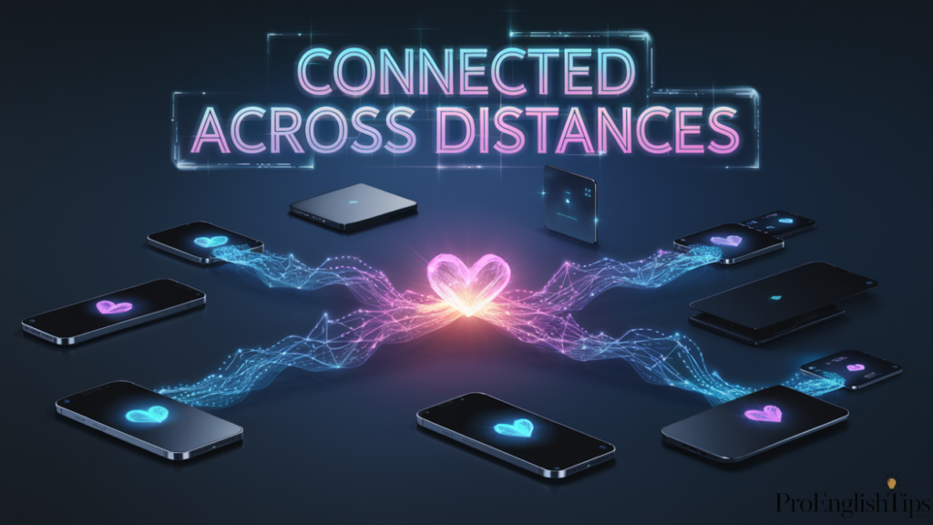 "I'm here for you" :'Connected Across Distances'