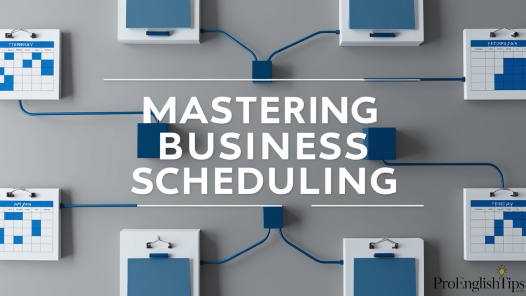 Mastering Business Scheduling