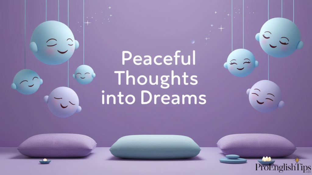 Peaceful Thoughts into Dreams'