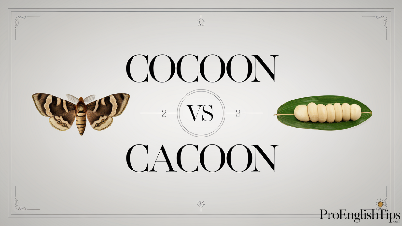 "COCOON vs CACOON"