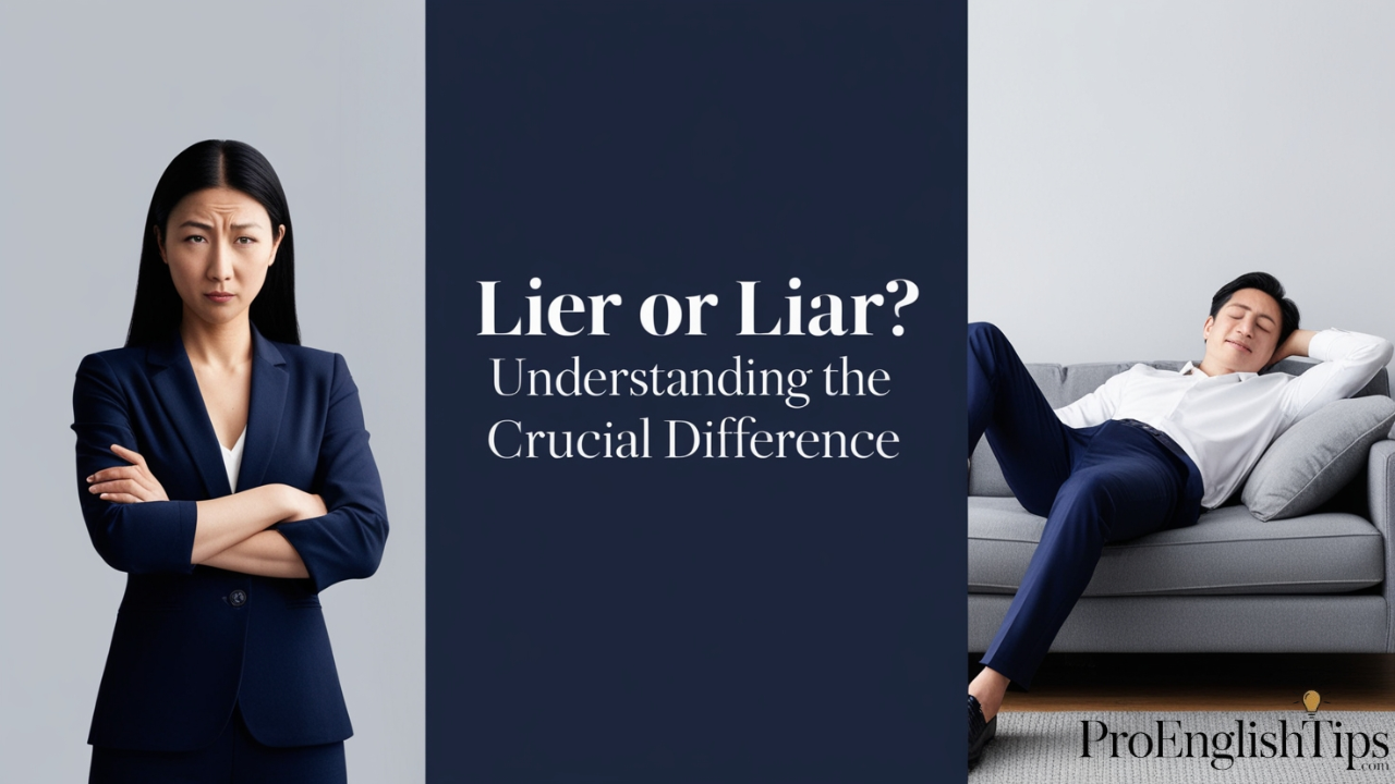 : "Lier or Liar: Understanding the Crucial Difference"