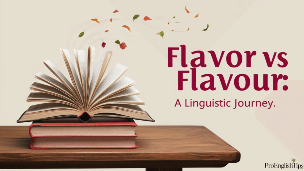 'FLAVOR' and 'FLAVOUR'