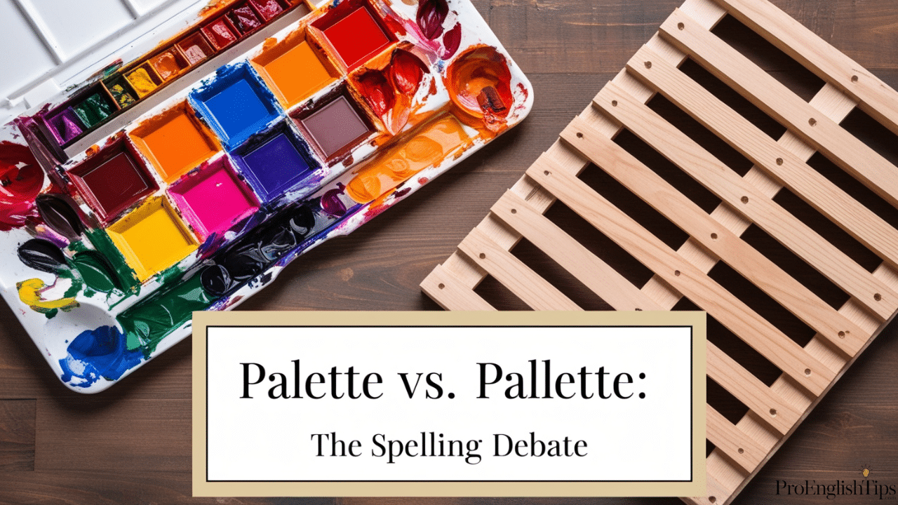 'Palette vs. Pallette: The Spelling Debate'