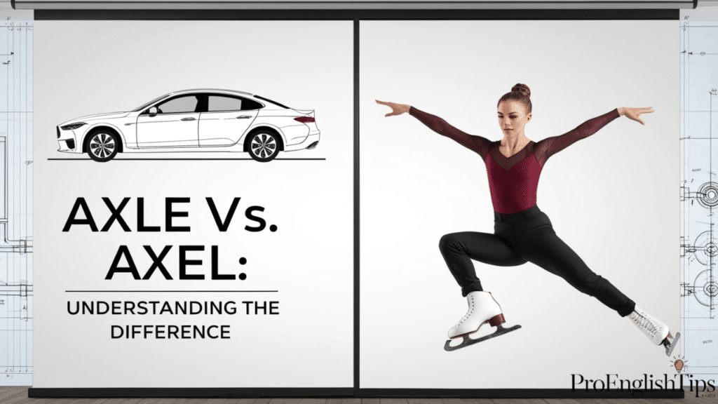 'Axle vs. Axel: Understanding the Difference'