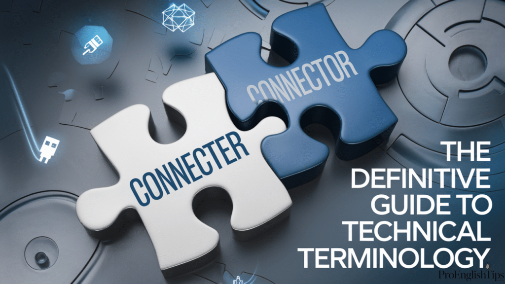 'Connector vs. Connecter: The Definitive Guide'