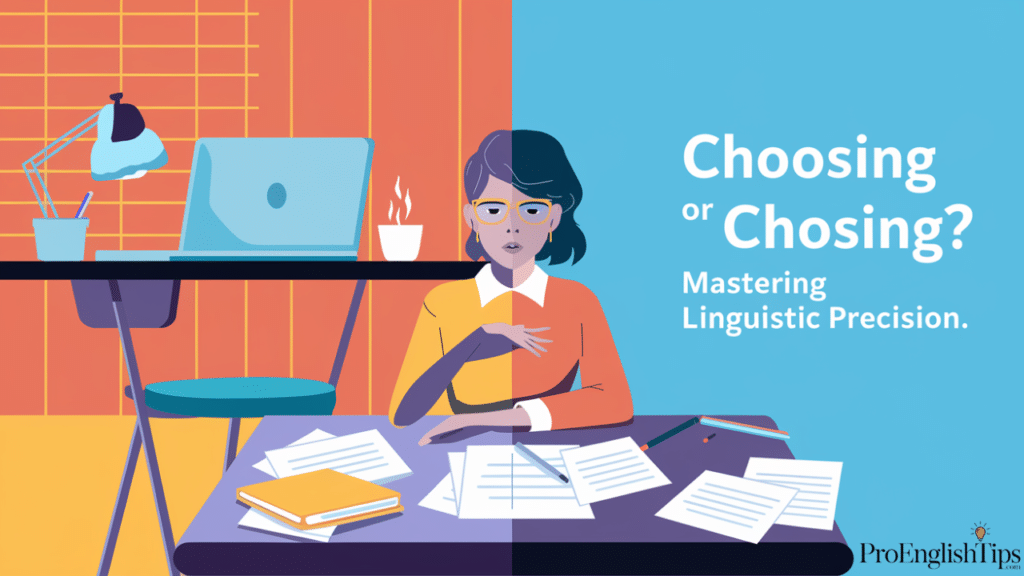 Choosing vs Chosing