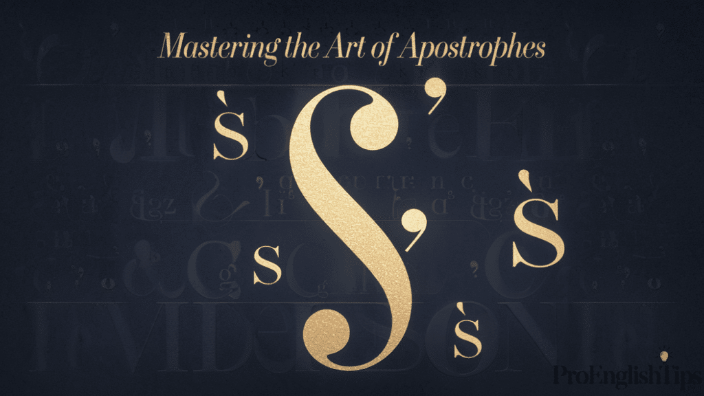 'Apostrophe After S: Your Guide to Perfect Punctuation'