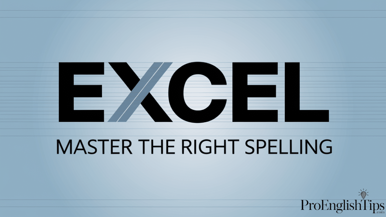 Excel vs Excell