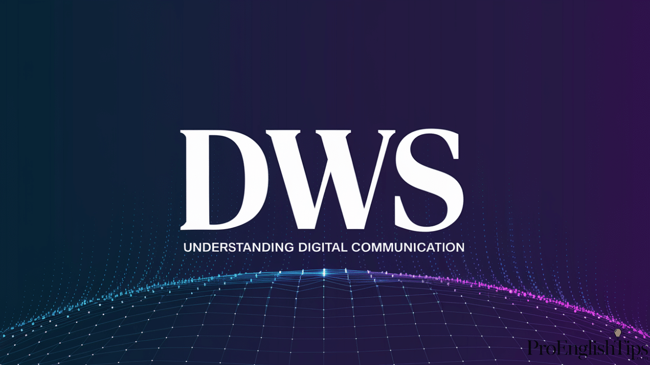 DWS : 'Understanding Digital Communication'