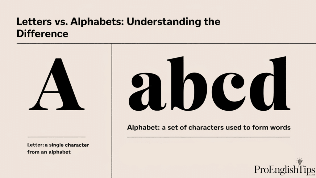 "Letters & Alphabets: The Building Blocks of Written Language"