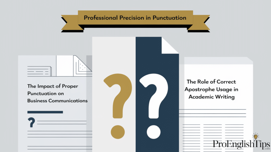 'Professional Precision in Punctuation' 