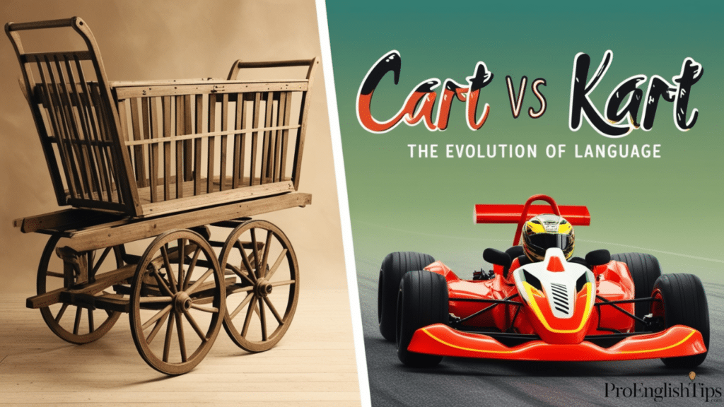 "Cart vs Kart: The Evolution of Language"